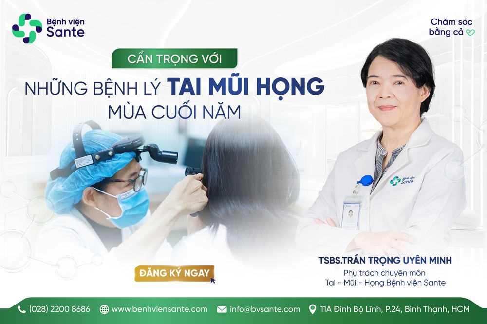 CẨN TRỌNG VỚI NHỮNG BỆNH LÝ TAI MŨI HỌNG MÙA CUỐI NĂM