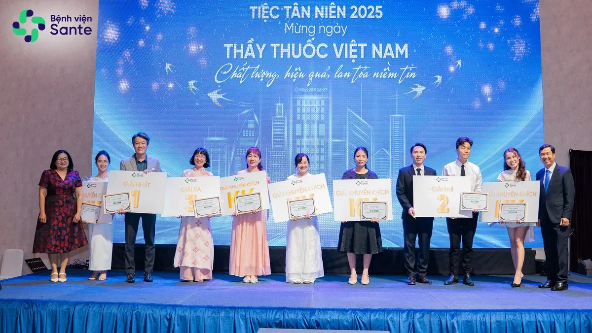 TÂN NIÊN BỆNH VIỆN SANTE MỪNG NGÀY THẦY THUỐC VIỆT NAM, CHẤT LƯỢNG HIỆU QUẢ LAN TỎA NIỀM TIN